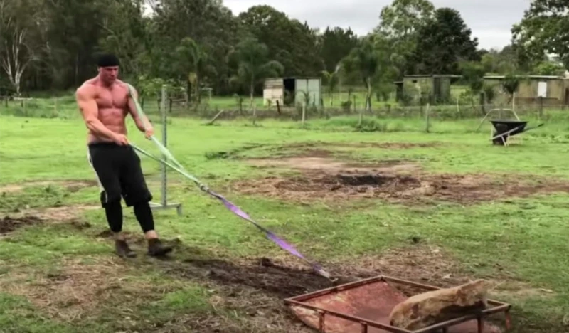 Tom Haviland sled pull