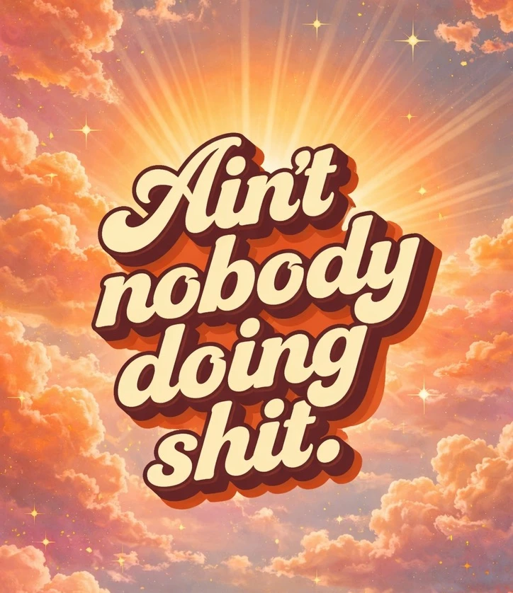 Ain't nobody doing shit